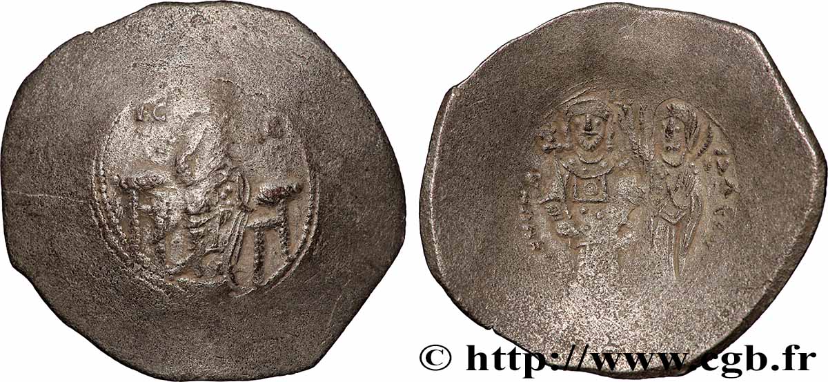 MANUEL I KOMNENOS Aspron trachy (scyphate) VF/XF