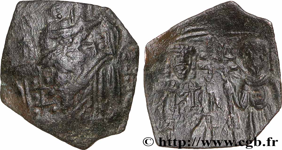 LATIN EMPIRE OF CONSTANTINOPLE Aspron trachy VF