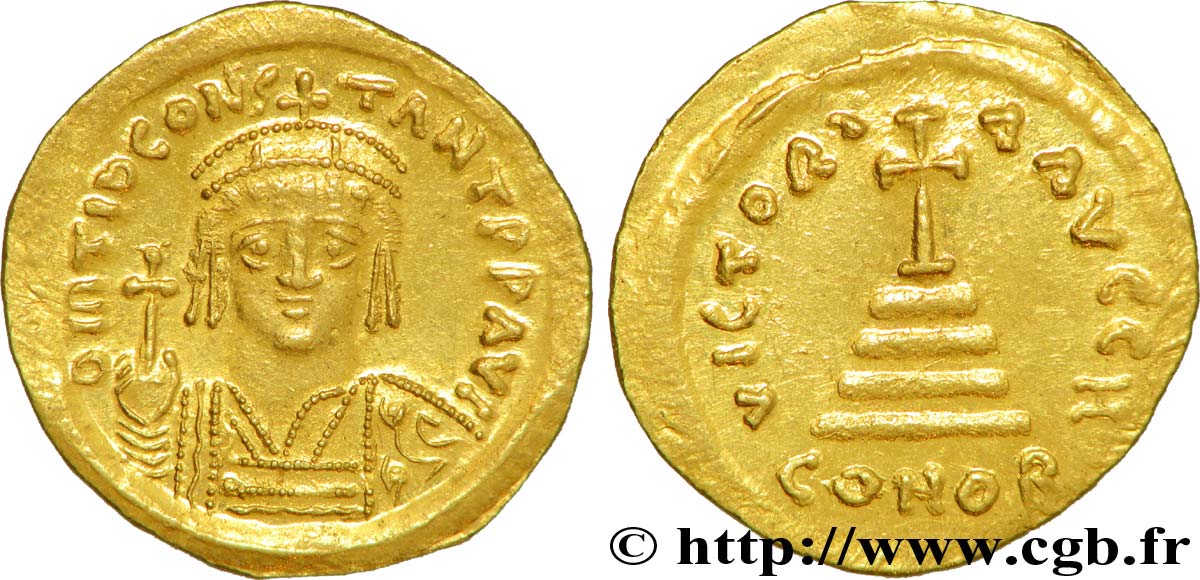 TIBERIUS II CONSTANTINUS Solidus fST