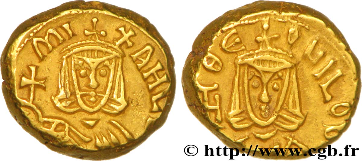 MICHAEL II and THEOPHILOS Solidus AU