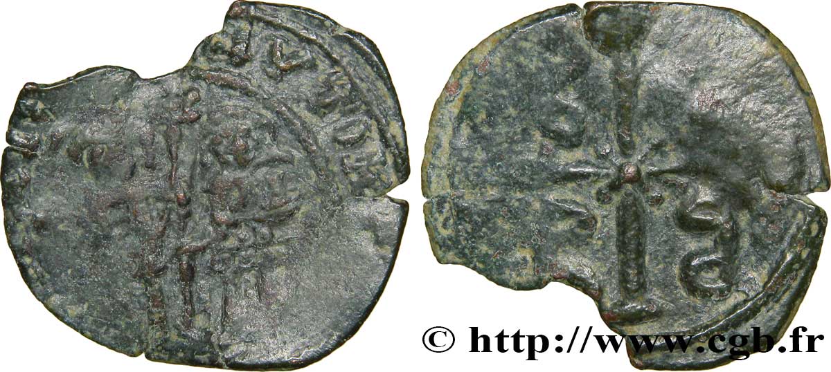 ANDRONICUS II PALEOLOGUS et MICHAEL IX ANDRONICUS II Assarion VF