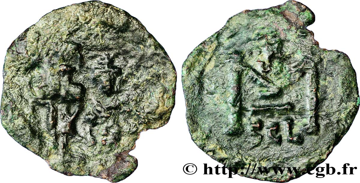 COSTANTE II and COSTANTINE IV Follis MB