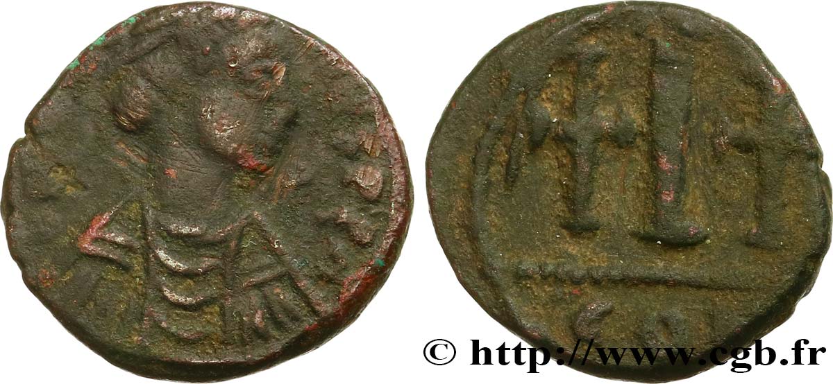 JUSTINIAN I Decanummium XF