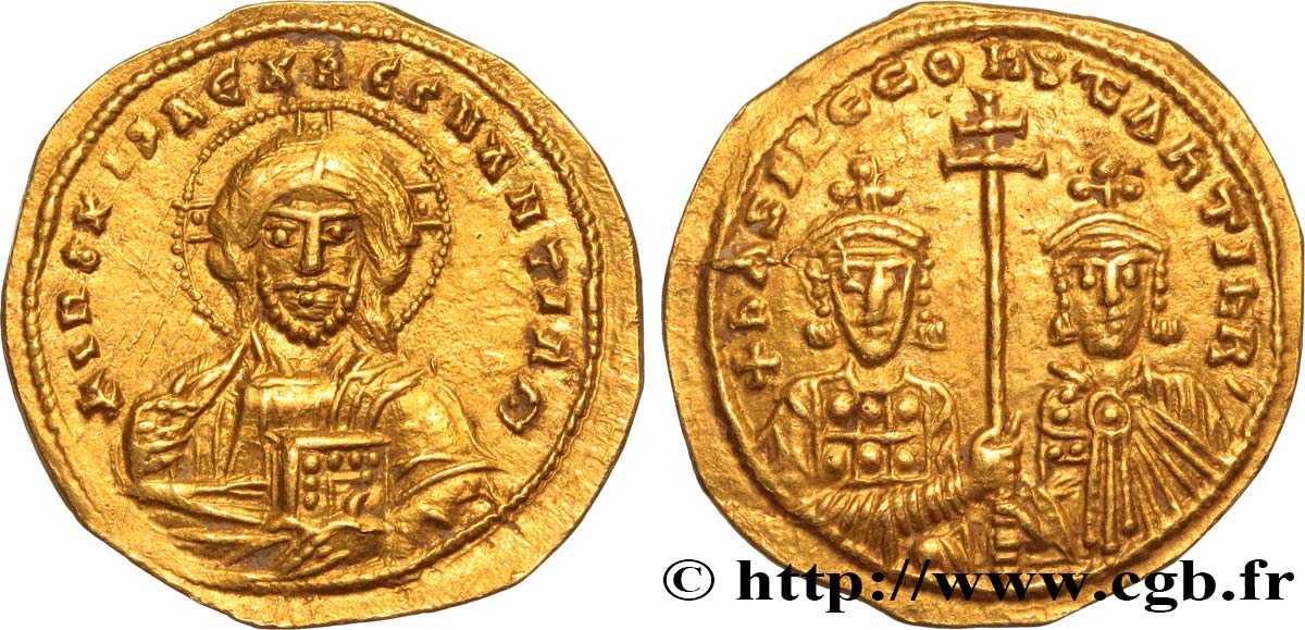 BASILEO II y CONSTANTINO VIII Histamenon Nomisma EBC