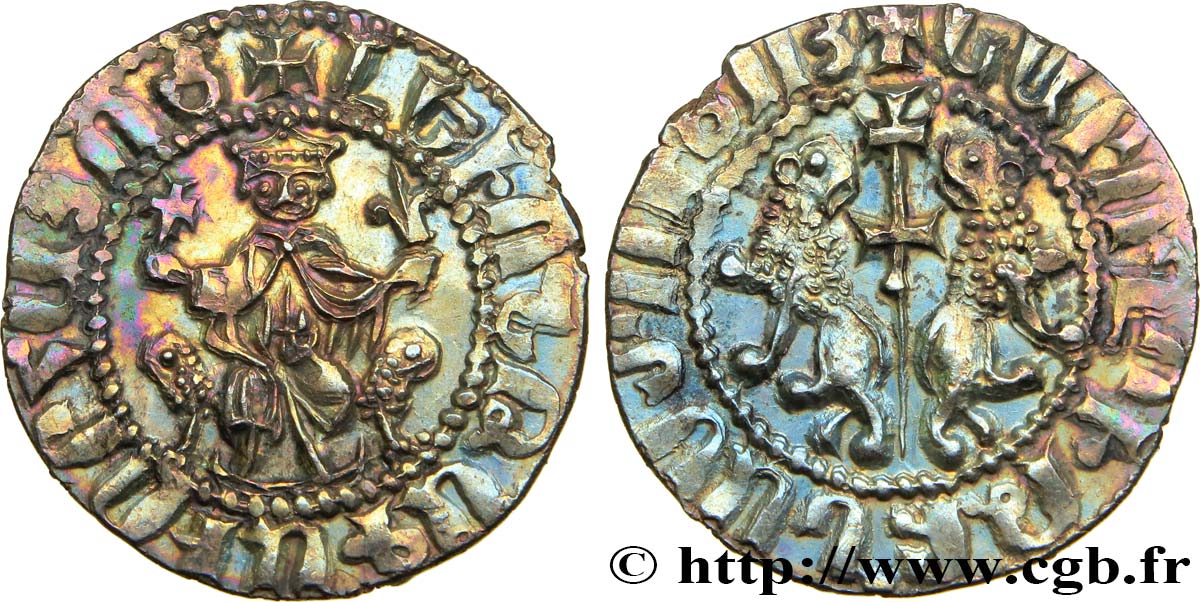 CILICIA - KINGDOM OF ARMENIA - LEO I King of Armenia Tram d argent MS