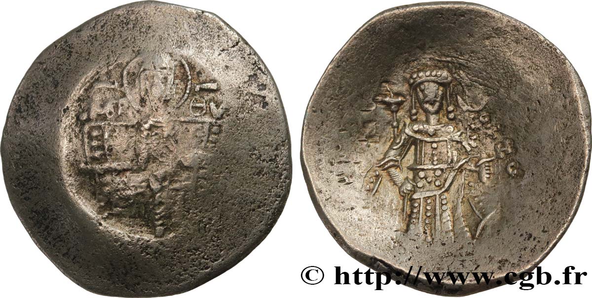 JOHN II COMNENUS Aspron trachy (scyphate) VF/XF