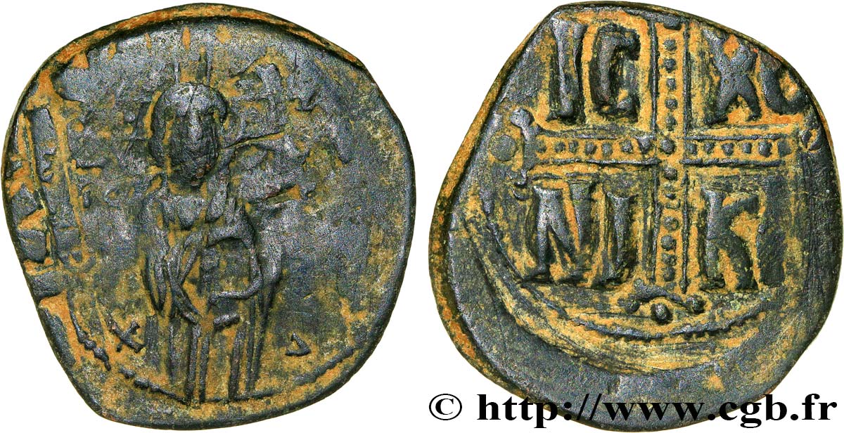 MICHEL IV LE PAPHLAGONIEN Follis TB+/TTB