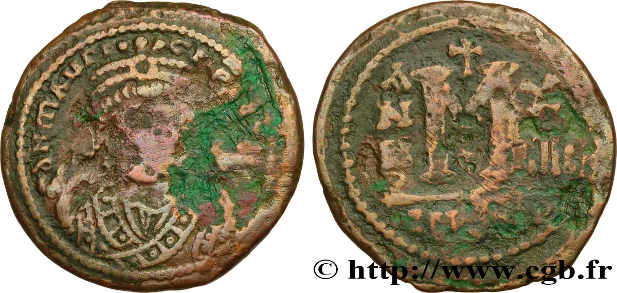 MAURICE TIBÈRE Follis TB
