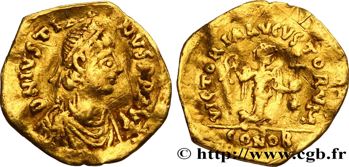 JUSTIN II Tremissis TTB