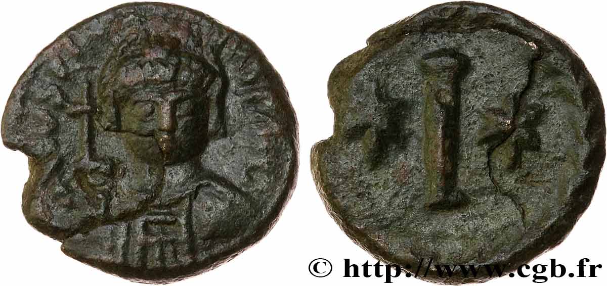 JUSTINIANO I Decanummium BC+