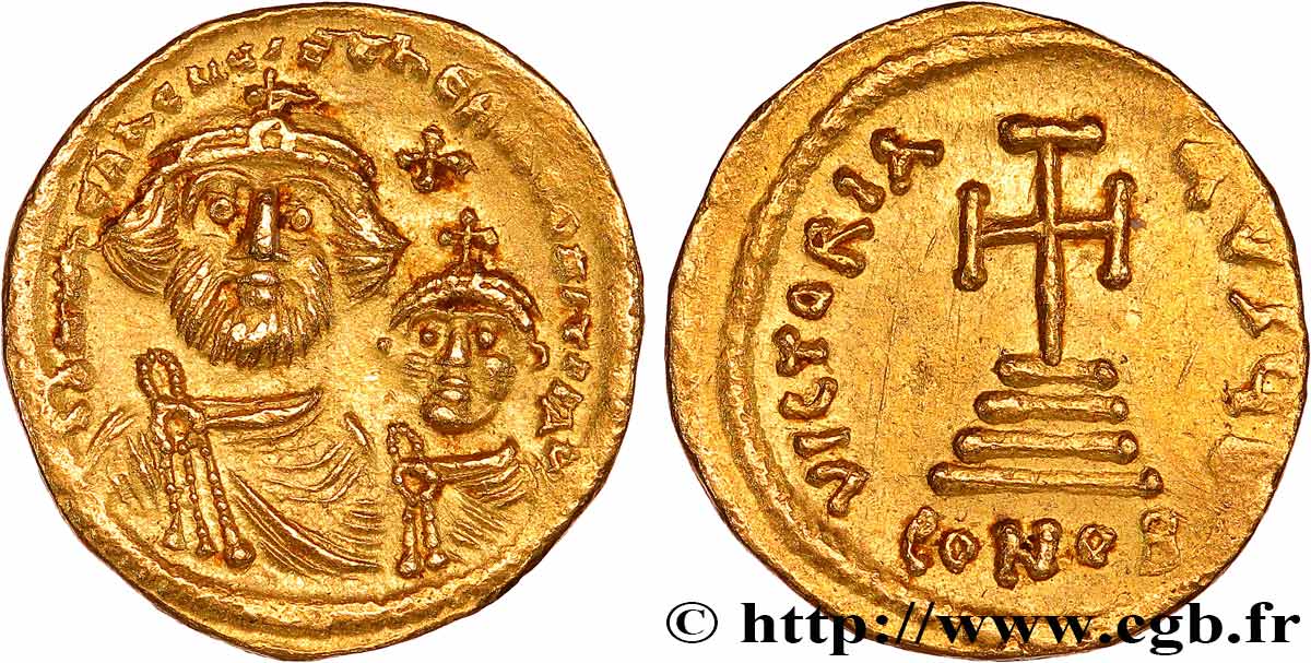 HERACLIUS and HERACLIUS CONSTANTINE Solidus AU