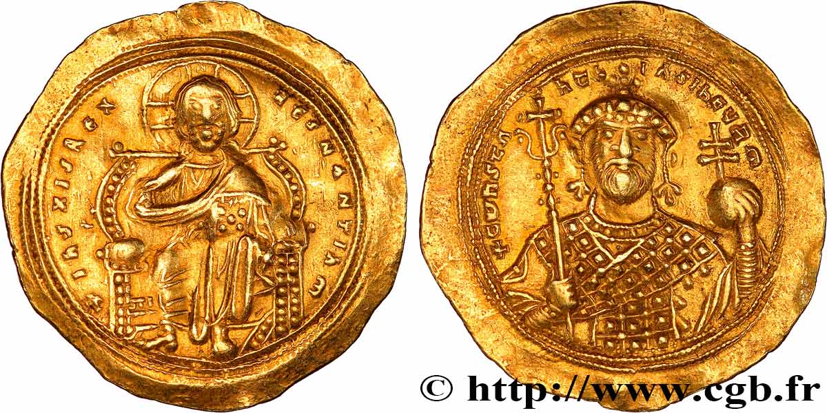 CONSTANTINE IX MONOMACHOS Histamenon nomisma AU/MS