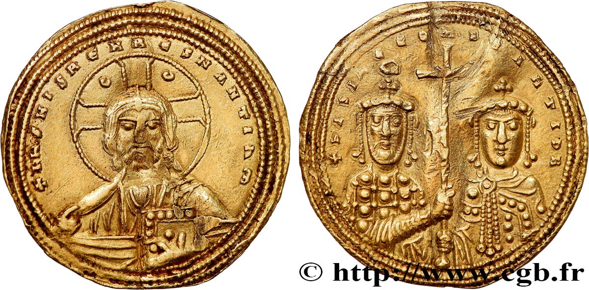 BASILEO II y CONSTANTINO VIII Histamenon Nomisma EBC