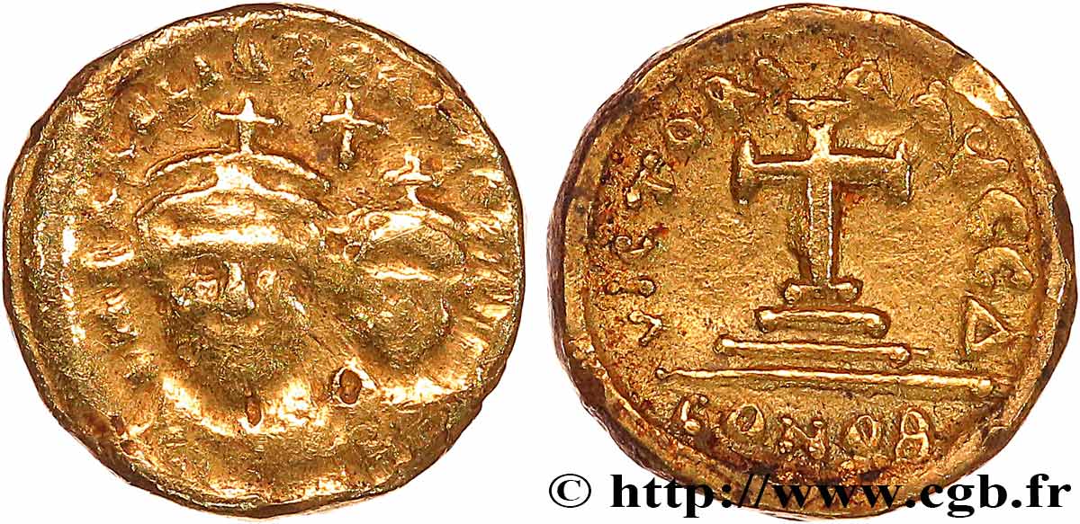 HERACLIUS and HERACLIUS CONSTANTINE Solidus VF/XF