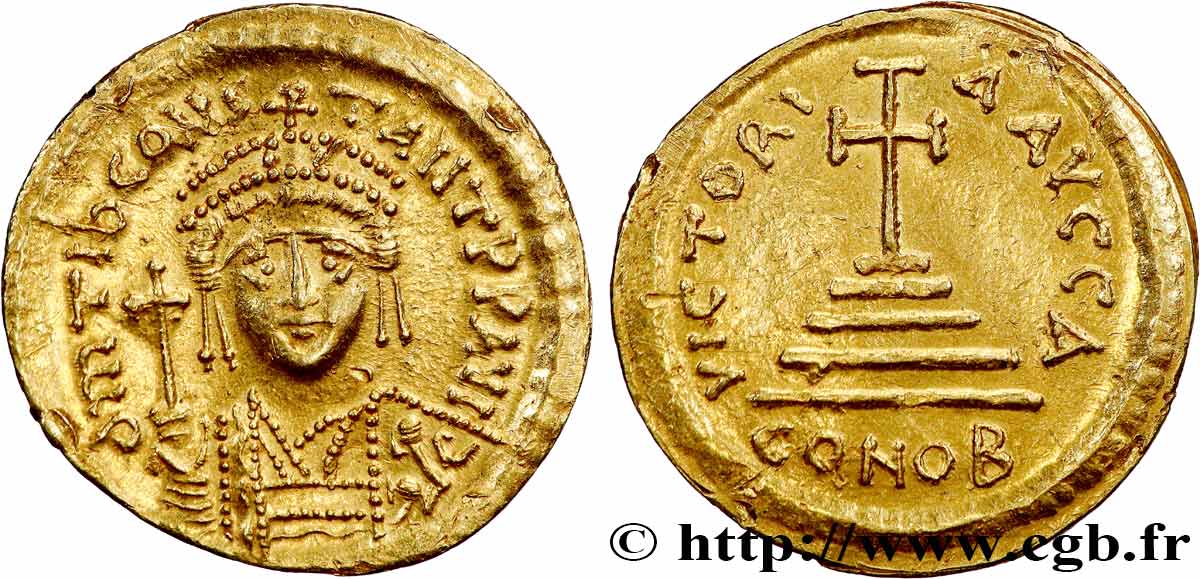 TIBERIUS II CONSTANTINE Solidus MS/AU