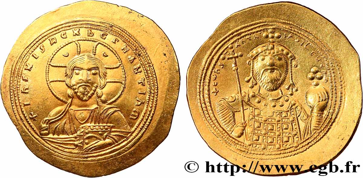 CONSTANTINUS IX MONOMACHUS Histamenon nomisma VZ