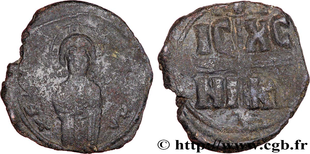 MICHEL IV LE PAPHLAGONIEN Follis TB/TB+
