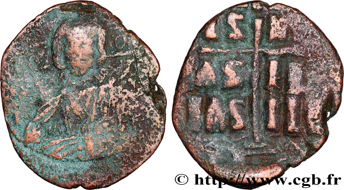 ROMAIN III ARGYRE Follis TB