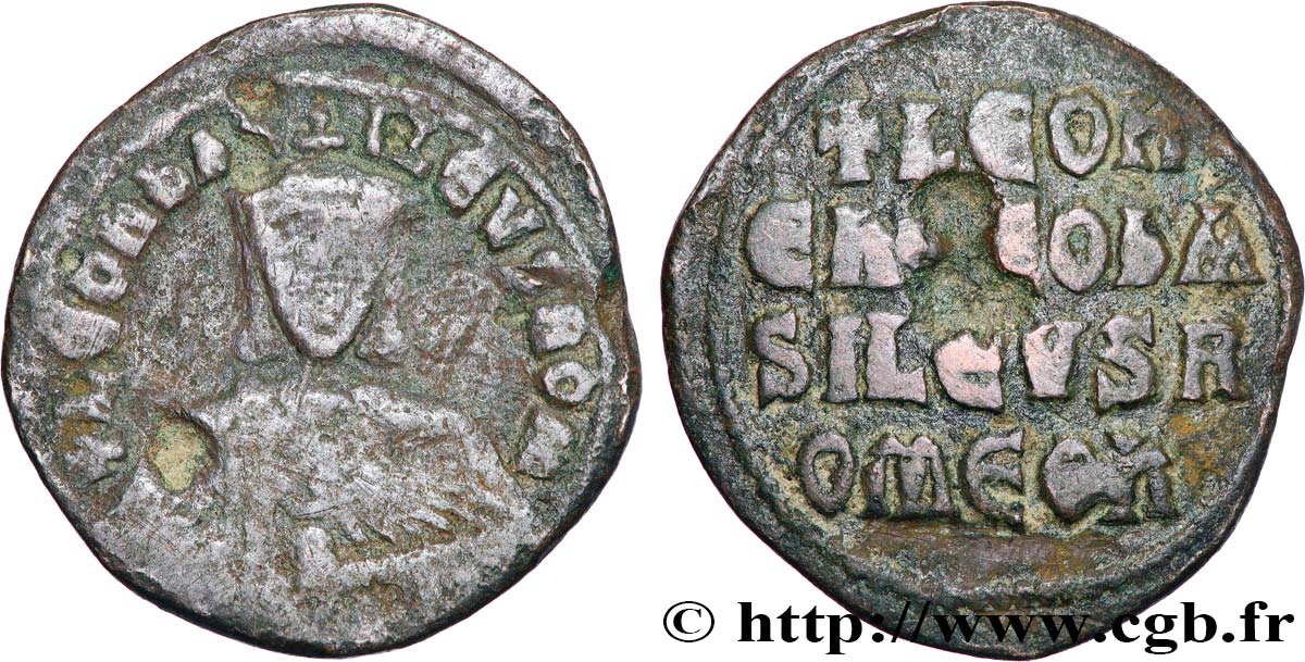 LEO VI IL SAGGIO Follis MB/q.BB