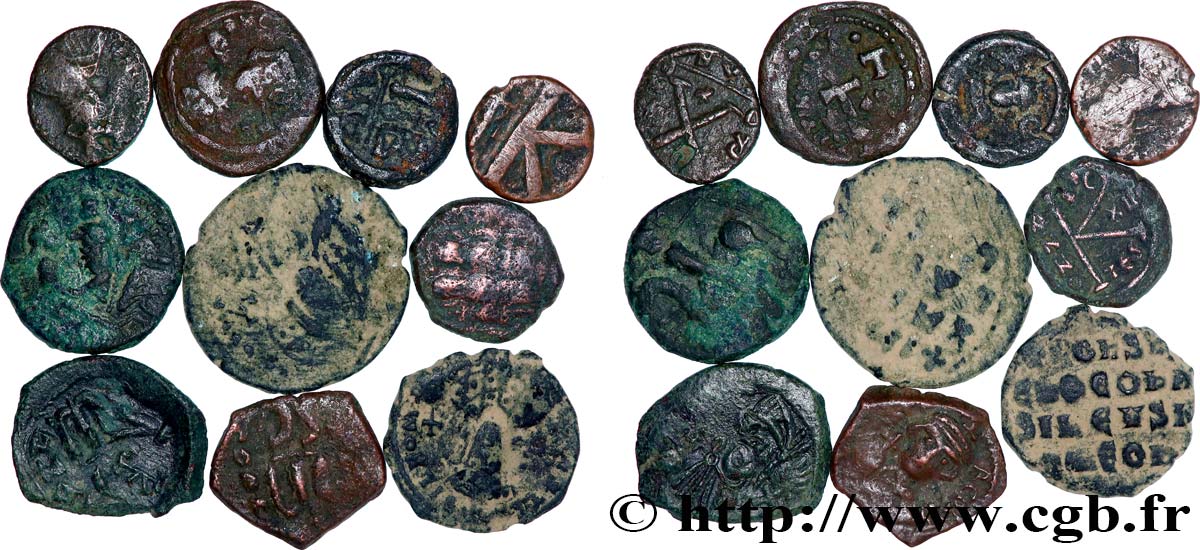 LOTS Lot de 10 monnaies lot