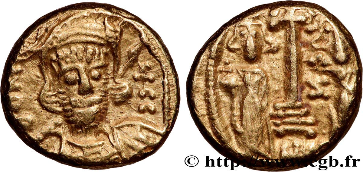 CONSTANTINUS IV, HERACLIUS und TIBERIUS Solidus fVZ