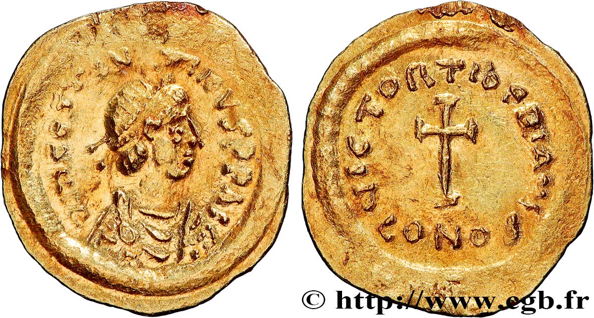 TIBERIUS II CONSTANTINUS Tremissis fVZ