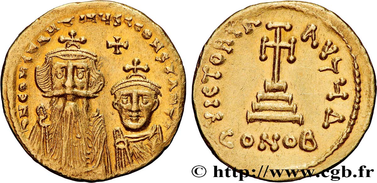 COSTANTE II and COSTANTINE IV Solidus SPL/MS