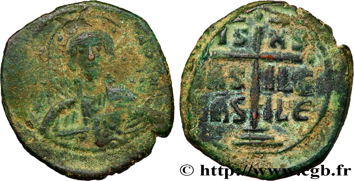 ROMANUS III ARGYRUS Follis VF