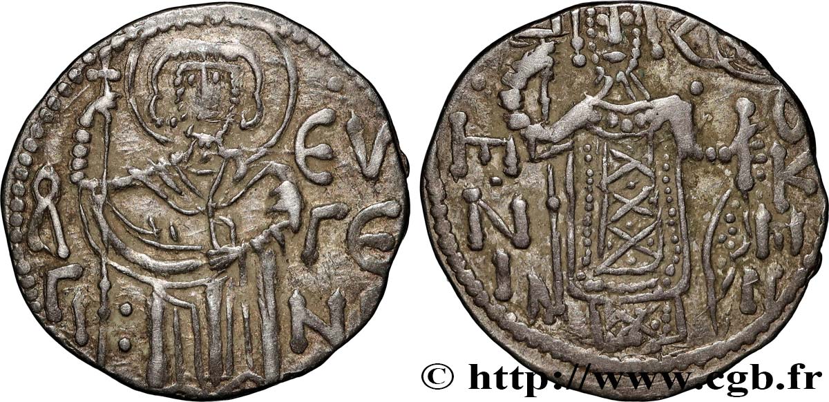 EMPIRE DE TRÉBIZONDE - MANUEL Ier COMNÈNE Aspre MBC+