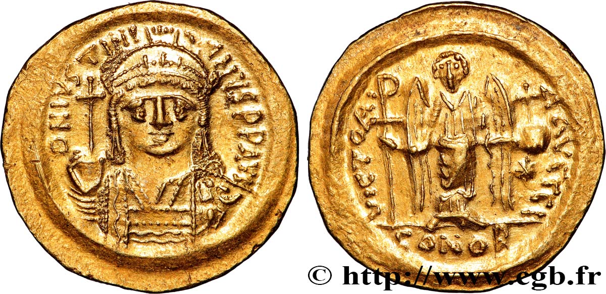 JUSTINIANUS I Solidus VZ