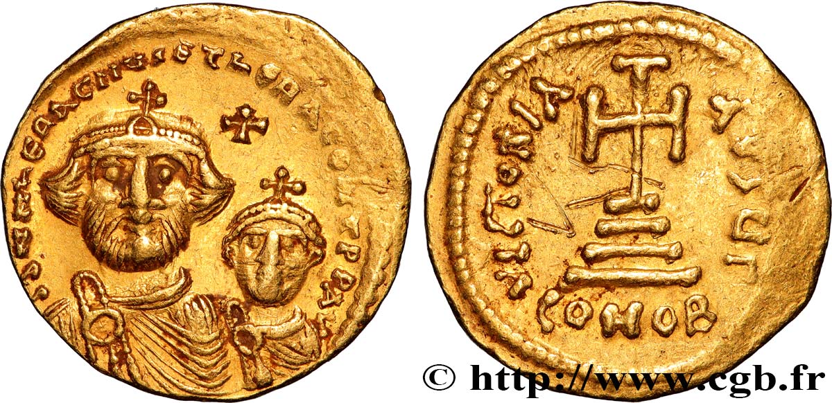 HERACLIUS und HERACLIUS CONSTANTINUS Solidus VZ/fVZ