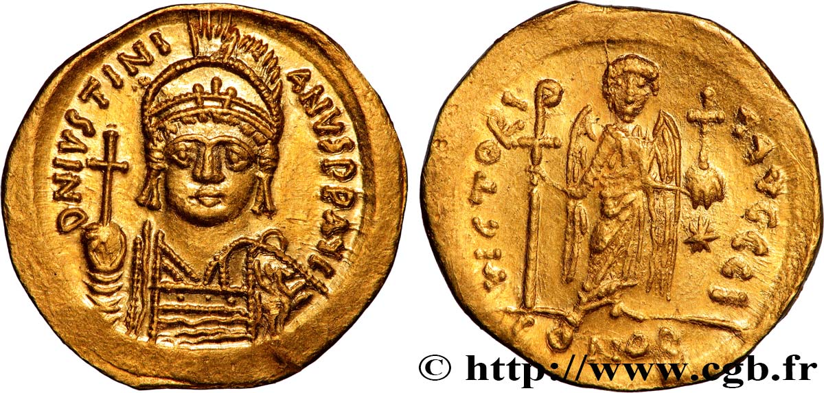 JUSTINIAN I Solidus MS/AU