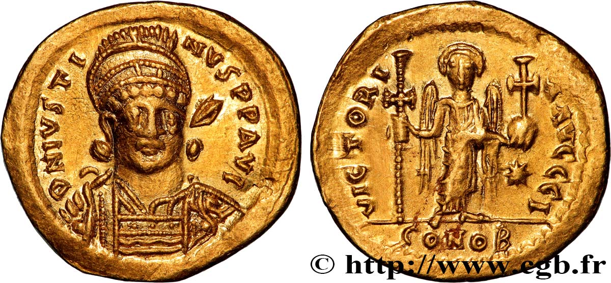 GIUSTINO I Solidus SPL