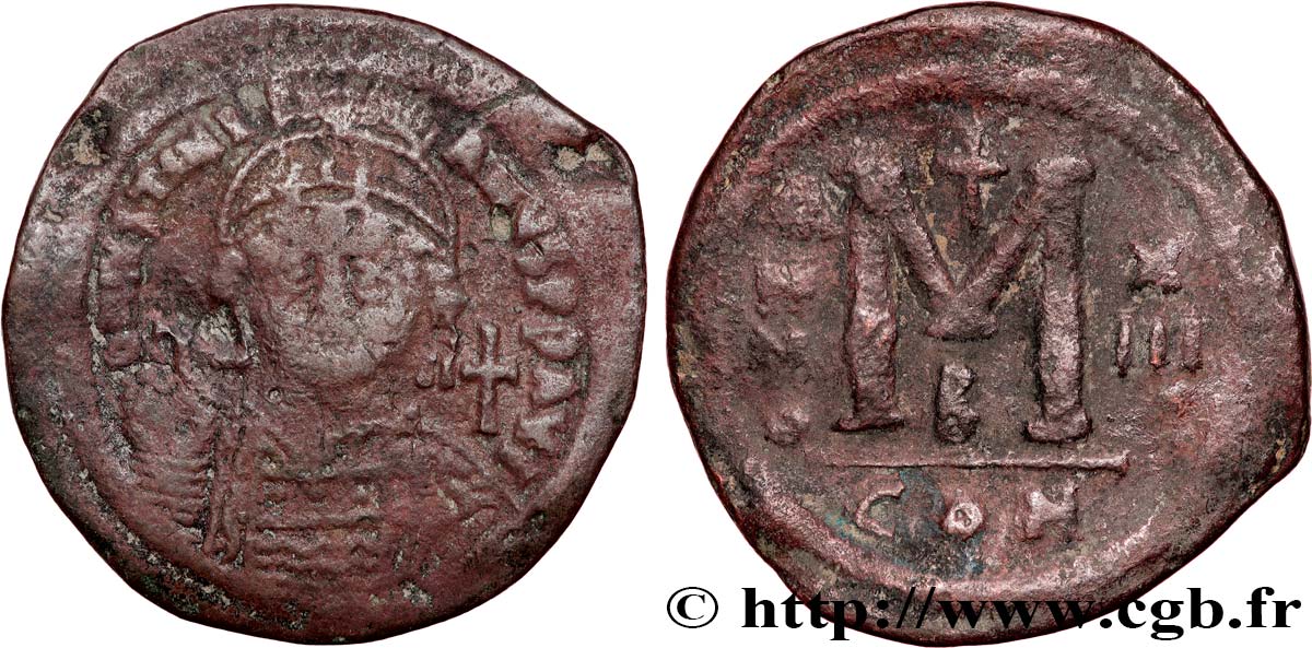 JUSTINIEN Ier Follis TB+