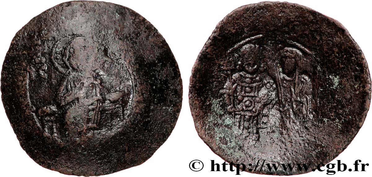 MANUEL I KOMNENOS Aspron trachy (scyphate) VF