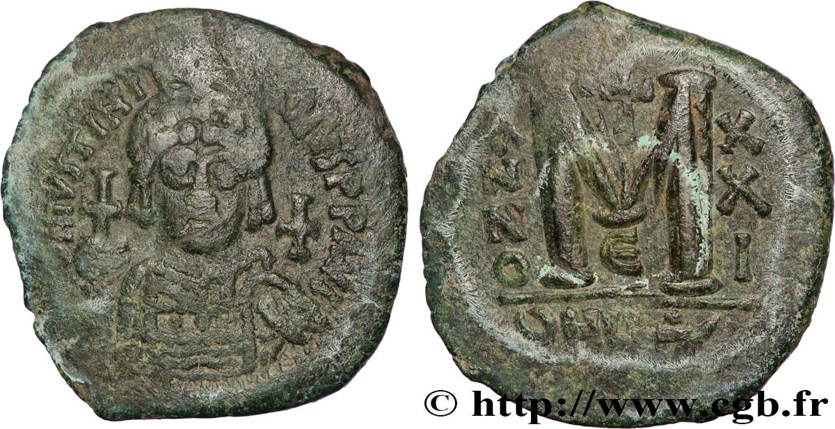 JUSTINIANUS I Follis SS