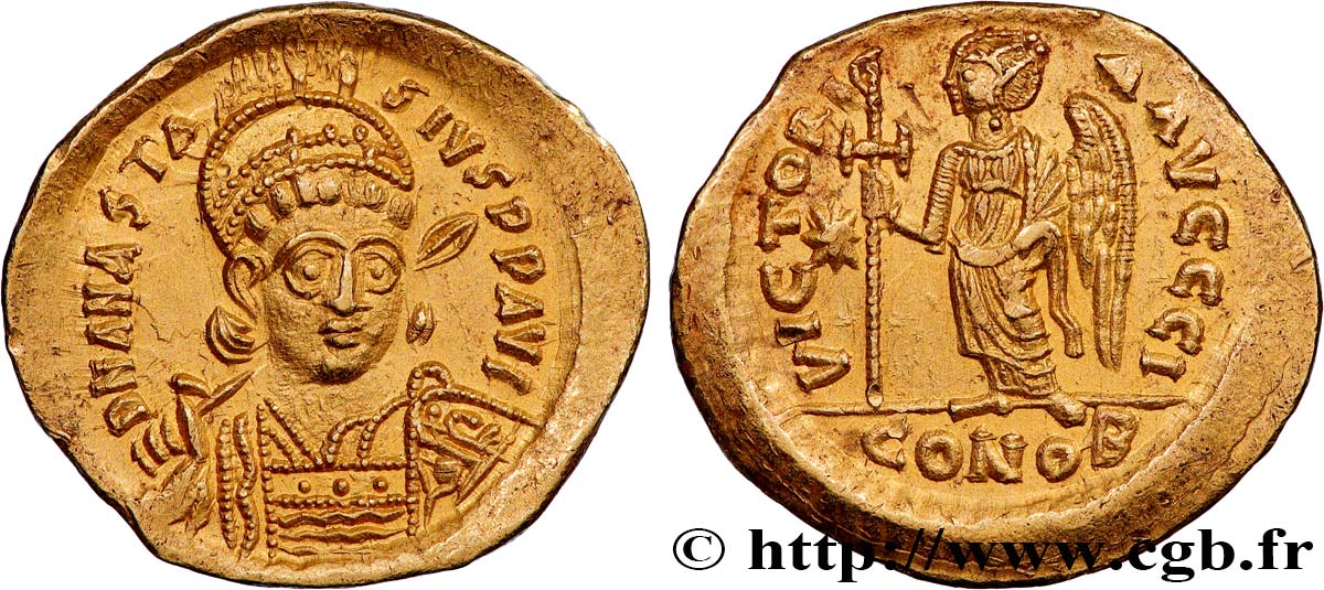 ANASTASIUS Solidus MS