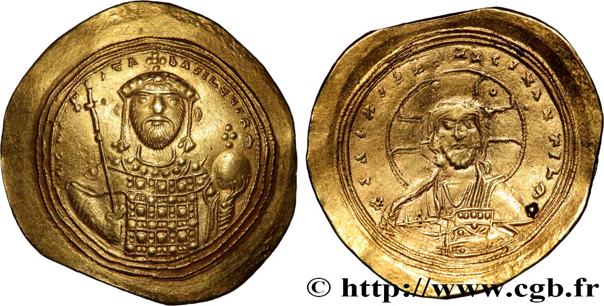 CONSTANTINE IX MONOMACHUS Histamenon nomisma AU/AU