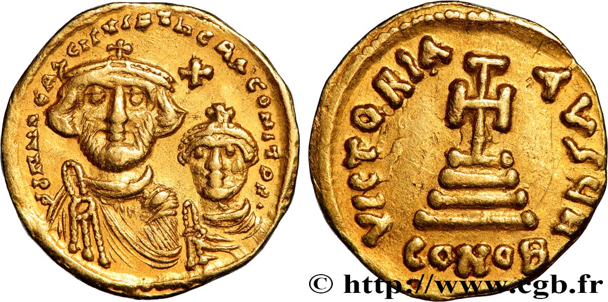 HERACLIUS and HERACLIUS CONSTANTINE Solidus AU