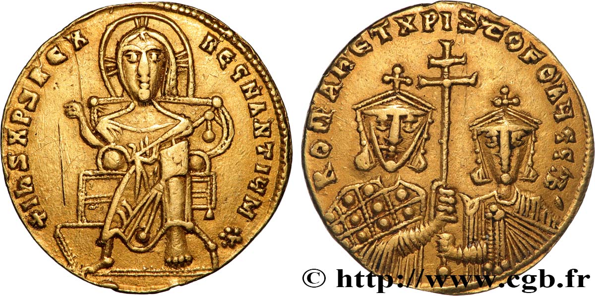 CONSTANTIN VII PORPHYROGÉNÈTE Solidus SUP