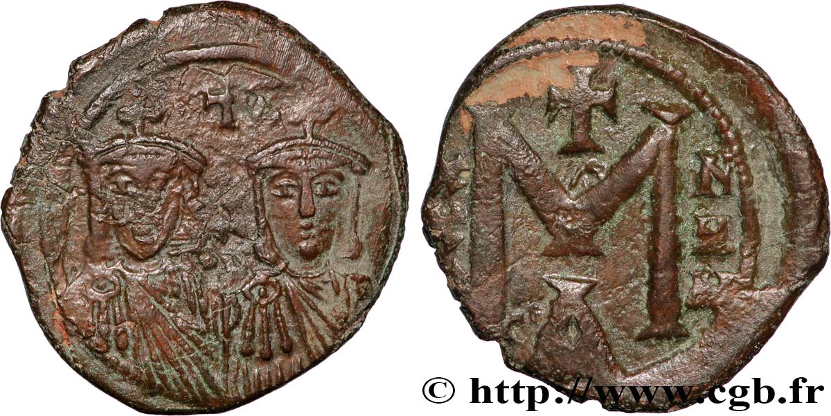 NICEPHORUS I and STAURACIUS  Follis XF