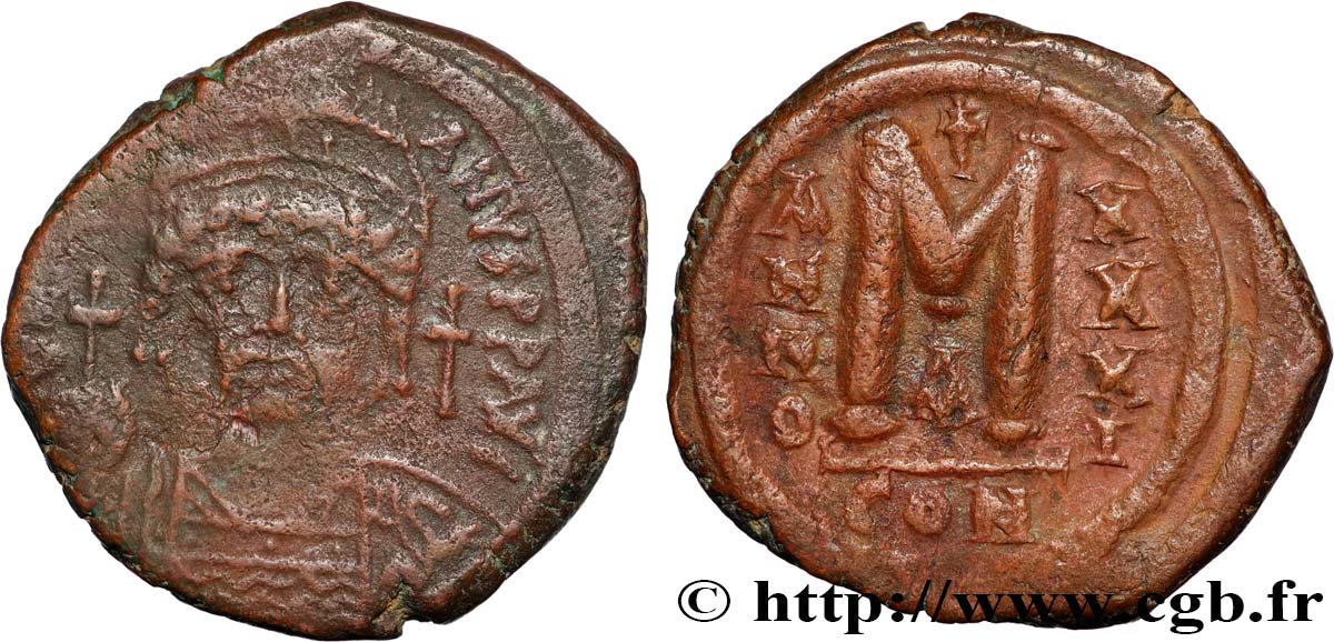 JUSTINIANUS I Follis fSS/SS