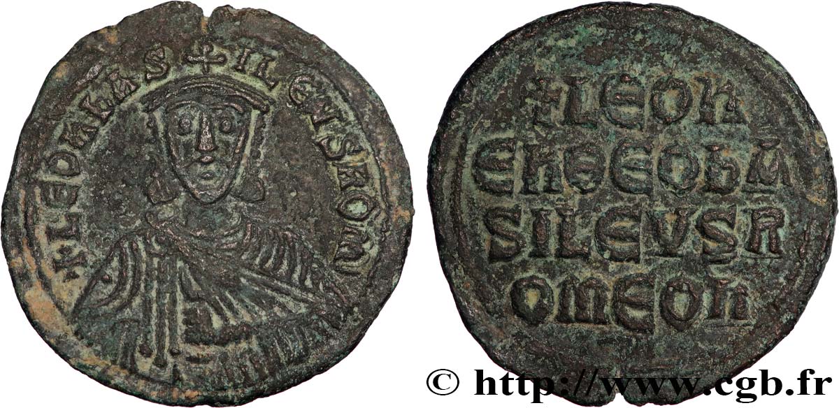 LEO VI THE WISE Follis XF