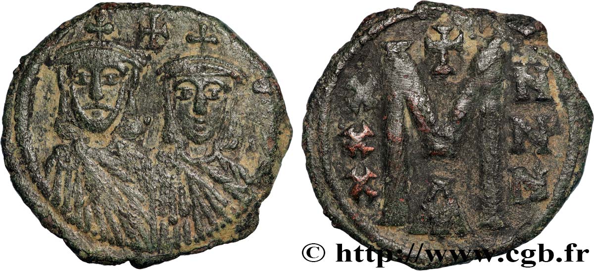 NICEPHORE I and STAURACIUS  Follis XF