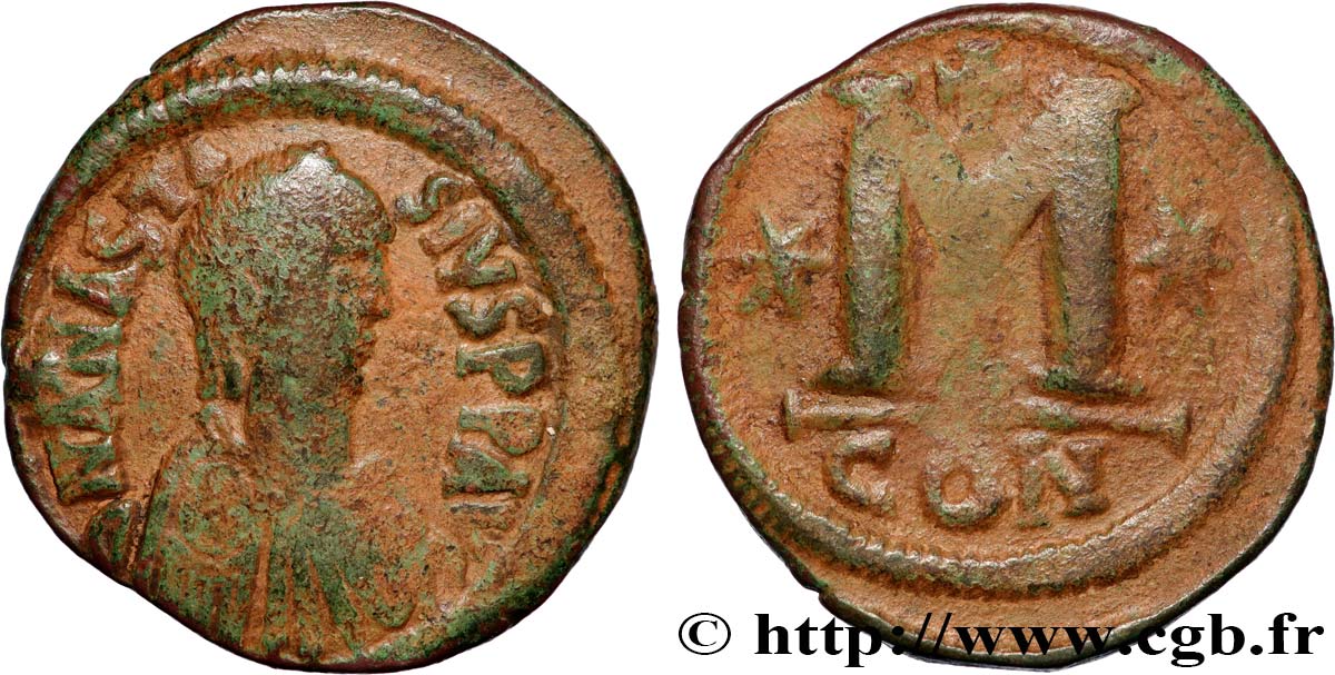 ANASTASIUS Follis VF