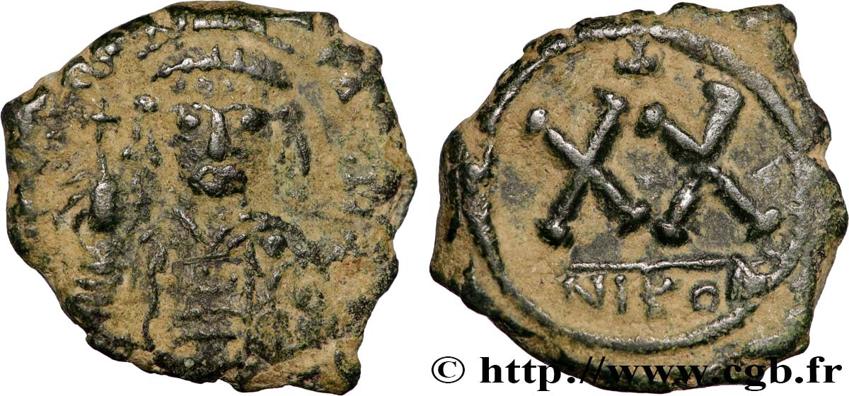 TIBERIUS II CONSTANTINUS Demi-follis SS