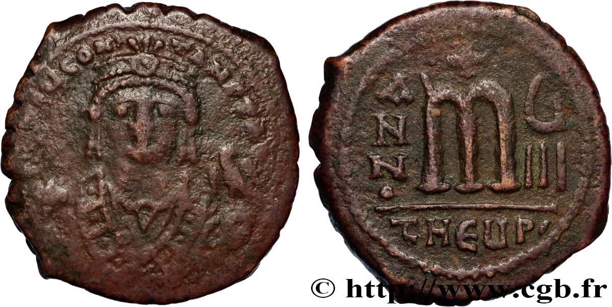 TIBERIUS II CONSTANTINE Follis VF/XF