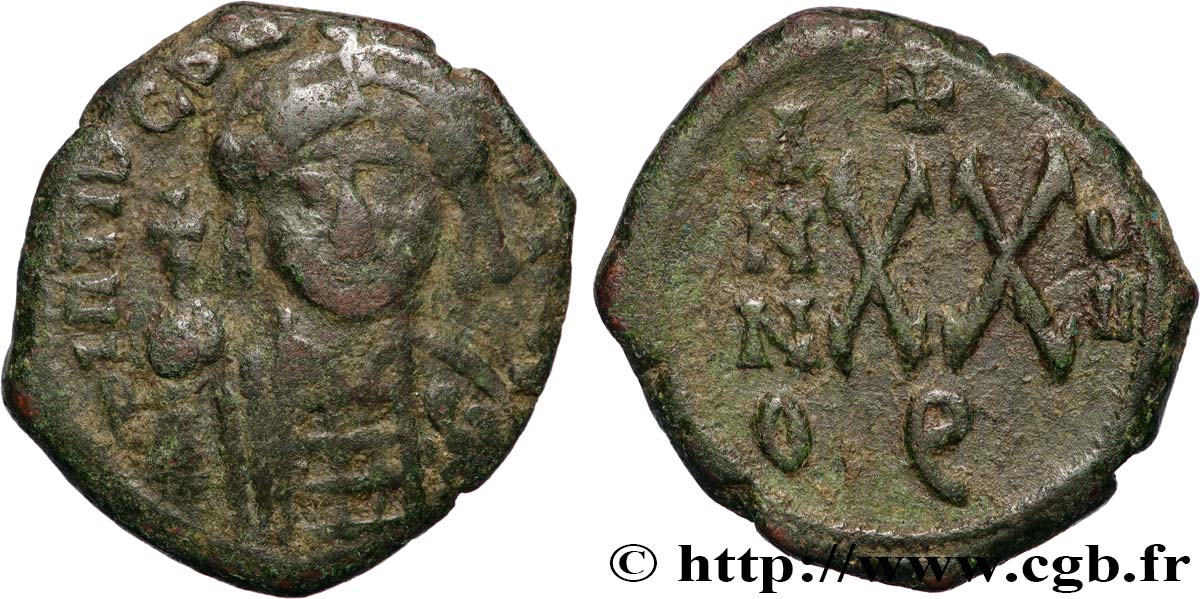 TIBERIUS II CONSTANTINUS Demi-follis fSS/SS