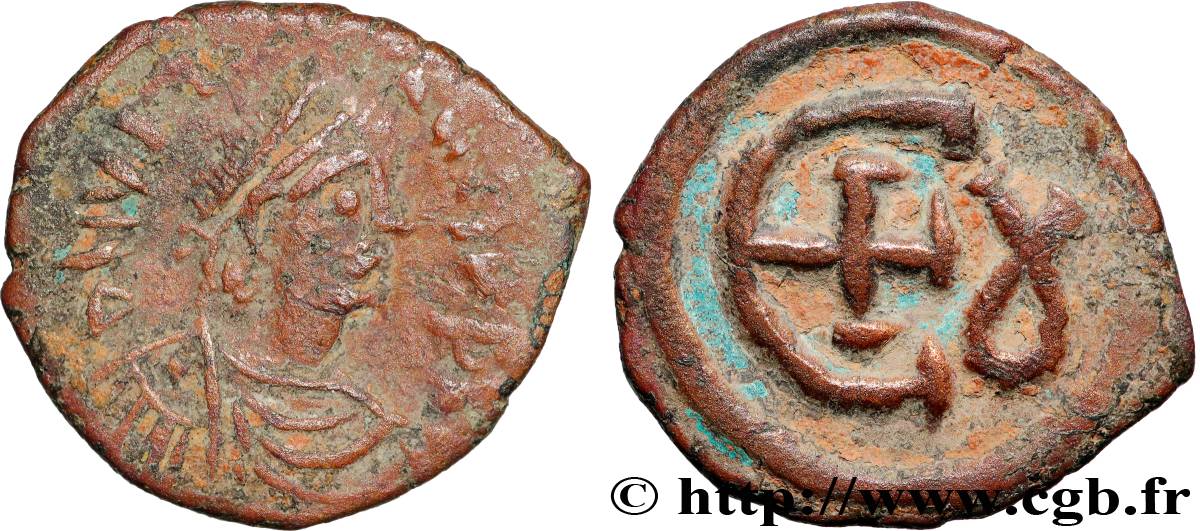 JUSTINIAN I Pentanoummion VF/AU