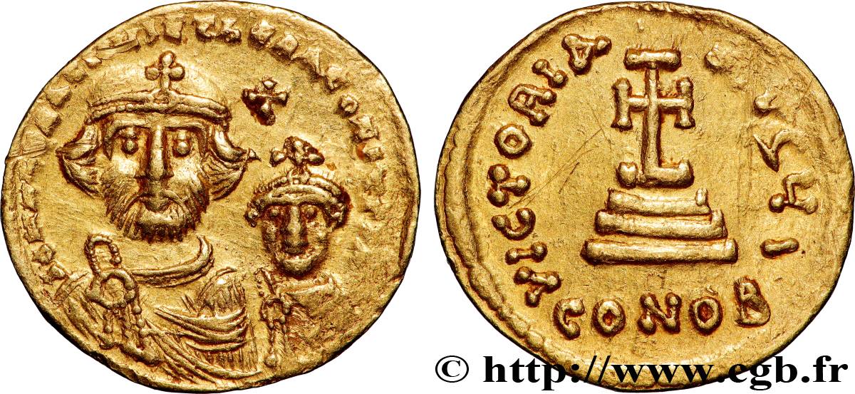 HERACLIUS and HERACLIUS CONSTANTINE Solidus AU